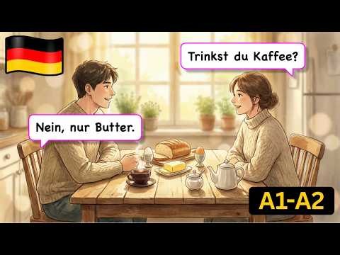 5 Simple German Conversations for Beginners | Real-Life German Dialogues (A1–A2) |