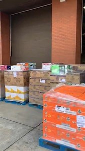 A sneak peek behind the scenes at British Corner Shop HQ - all these British goodies are getting ready to be sent to their rightful home 📦 #BritishHappiness | British Corner Shop