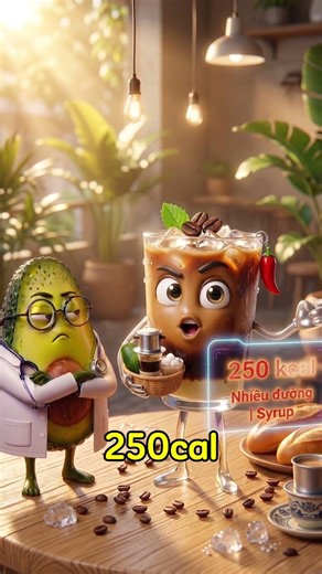 Cà Phê Sữa Đá Ít Đường Bao Nhiêu Calo? Sự Thật 250 Calo Khiến Bạn Bất Ngờ 😳 | Bác Bơ Calo