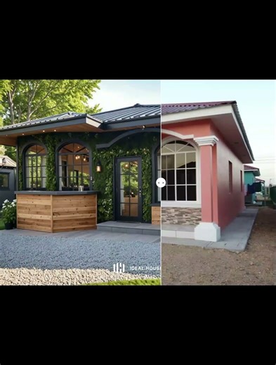 "AI Building Facade Makeover ✨ From Old to Modern Architectural Style!" #beforeafter #home #aidesign