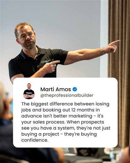 🎙️ Your sales process is probably what’s costing you projects - not your building skills or your pricing. In this episode, we reveal the five critical mistakes builders make during their first prospect interactions that cost them thousands in lost contracts over time. We break down a proven triage call framework that helps construction businesses position themselves as the expert, uncover client motivations, and build the confidence needed to win more profitable jobs. 🎙️ Get the full episode t
