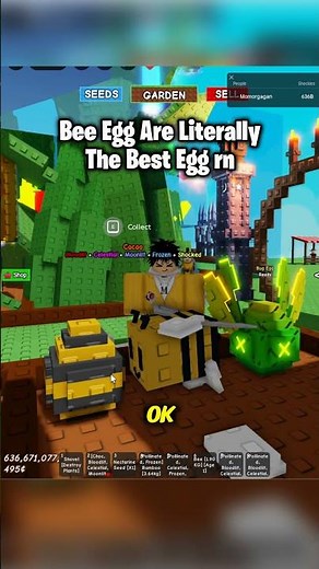 Bee Egg are the Best Egg in Grow a Garden Rn