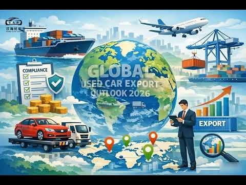 Global Used Car Export Outlook 2026 | Compliance & Growth Trends