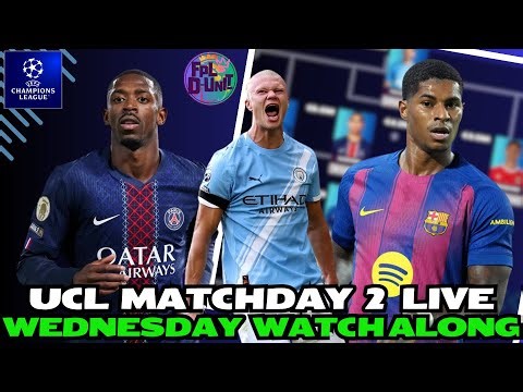 UCL MATCHDAY 2 LIVE WEDNESDAY WATCH ALONG STREAM 🚨 EVERY GOAL 💥| Champions League Fantasy Tips 25/26