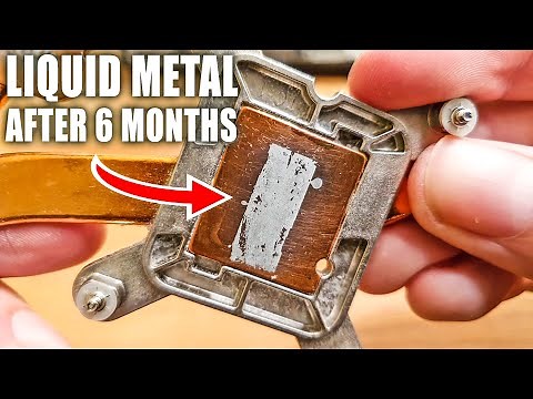 Liquid metal after 6 months results (Coollaboratory Ultra on ThinkPad T430)