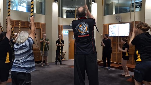 🔔Rare 16 bells. The Bell Tower Home of the Swan Bells Perth. Not often is there the opportunity to ring the 16 bells (only 3 places in the world) with novices, visitors and seasoned ringers alike. No practice, straight in and learn as you go. And Stand……..🔔 #Visitperth #cityofperth #thisiswa | The Bell Tower Ringers