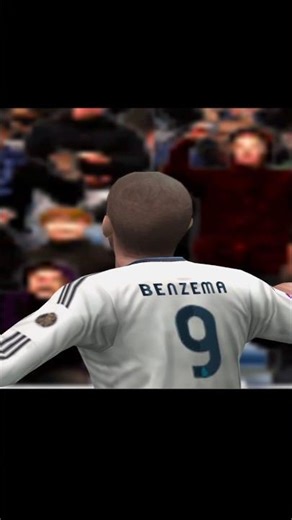 BENZEMA scores in El Clásico! ⚽️🔥 | PES 2013 PS2 #shorts