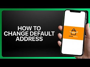 How To Change Default Address In Amazon Shopping App 2025! Tutorial