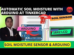 (48) Automatic Soil Moisture with Arduino at Tinkercad 💥Soil Moisture Sensor & Arduino