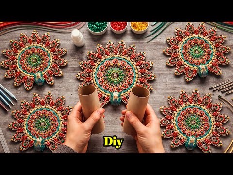 Before You Throw Away Toilet Paper Rolls, Watch This Peacock DIY!