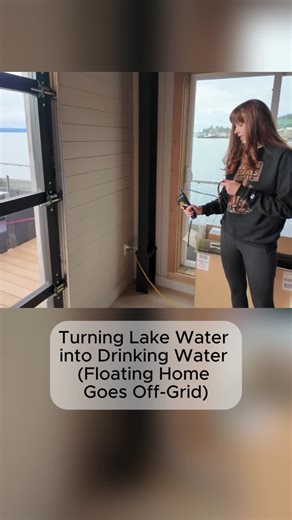 Turning Lake Water into Drinking Water (Floating Home Goes Off-Grid) #AmbitionStrikes#OffGridLife#DIYProjects#HomesteadBuild#HeavyEquipmentLife#DreamProperty (1)