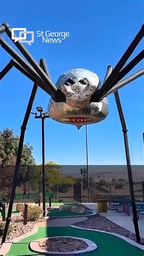 Creepy, crawly and controversial: St. George spider spins its way onto America’s ugliest art list | Written by Jessi Bang | Oct 30, 2025 #stgeorge #spider #localart #southernutah #halloween | St. George News | STGnews.com
