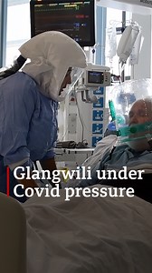 Covid patients occupy at least half of critical care beds | BBC Wales News