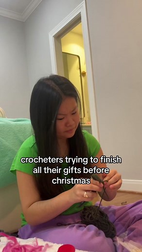 and i will do it again next year 😅inspo from @Park #crochethumor #crochet #christmas #crochettiktok #giftideas #crochetersoftiktok #yarn #funnycrochet