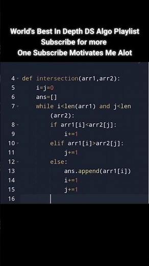 Dsa | Arrays | Problem - 10 | Intersection of two sorted arrays #live #dsa #problemsolving