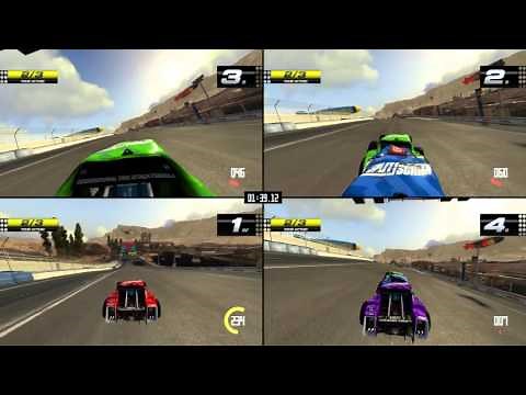 Trackmania Turbo - Multiplayer - Split screen