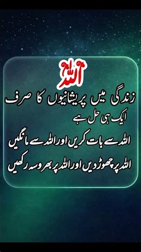 The Only Solution to Life’s Problems | Trust Allah ❤️ #Shorts