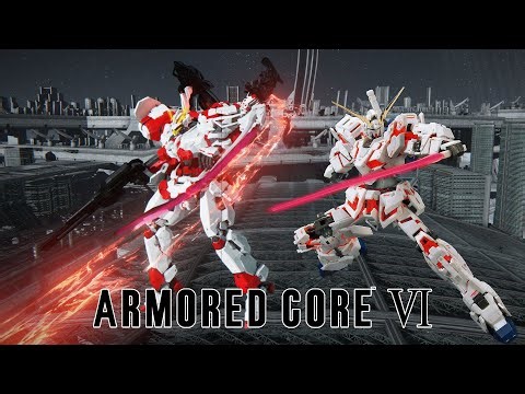 Gundam Unicorn Armored Core 6 Build | RX-0 Destroy Mode
