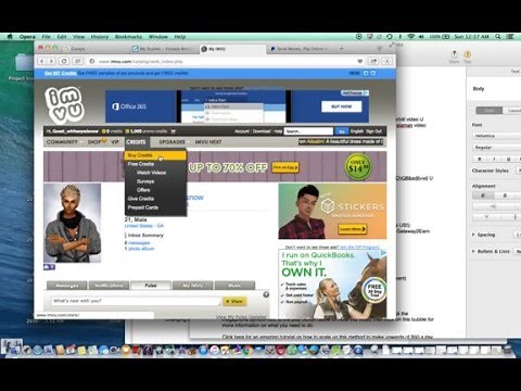 ** Useful trick to get 5,000 Free IMVU credits in 15 minutes! **