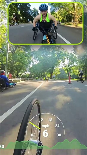 Recumbent Handcycle Ride in the Park #shorts