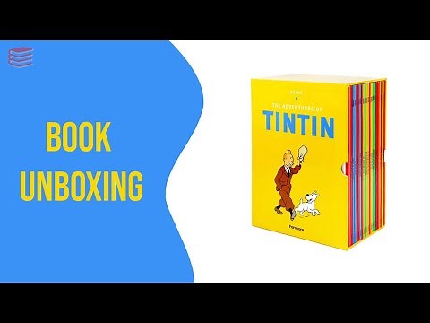 The Adventures Of Tintin 23 Book Box Set - Book Unboxing