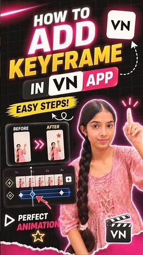 How to Add Keyframes in VN Editor 🔥 | Easy Animation Tutorial