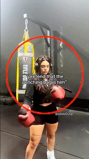 Pretend that the punching bag is him #gym #relatable #viral