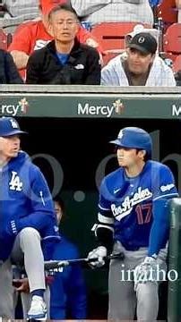 大谷翔平選手のこういうところがいいですよね。大体、コーチにこんな事するの、大谷兄貴だけでしょう。仕返ししようとするダニーコーチも凄いけど。#shoheiohtani #ドジャース #dodgers