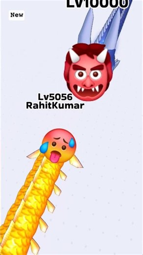 🐍😭🐉Snake Clash Game : #subscribe #youtubeshorts #mobilelegends #snakegame