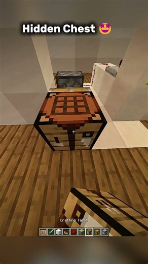Minecraft Hidden Chest Tutorial ! Have fun ❤️ #happynewyear