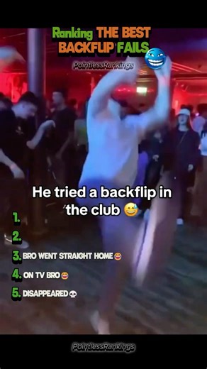 Ranking THE best BACKFLIP fails