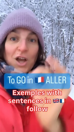 Maud Druart on Instagram: "Back to basics “aller” to go 🇬🇧 in the snow😅 C’est parti on y va 🙌😃👍 Which verb should I do next ? 👇 Comment below ⬇️ Do you want to learn even more French ? ➡️Every Sunday an entire workshop with a long exclusive videos + subtitles + text & audio + Exercices &bonus 🥰� ➡️ Every Wednesday a podcast🎙️ Sign up here ⬇️ (direct link in Bio) https://learnfrenchwithmaud.substack.com 🇫🇷☺️😍🙌 Ecris, répète et à bientôt (Write Repeat and see you soon ) [learn French,