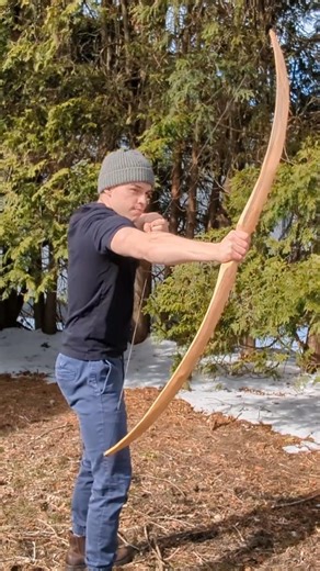 Making an Ash bow out of a moldy stave from 1990. Full vid on my profile #archery #woodworking