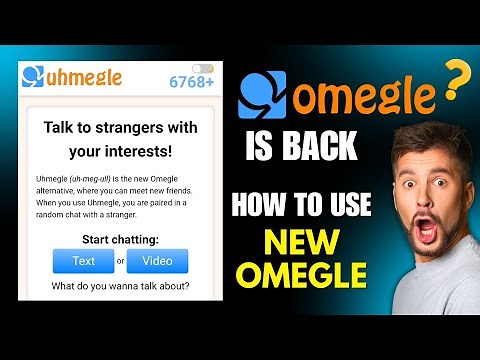 Omegle Is Back in 2025 | How to Use Uhmegle in mobile 2025 | Omegle alternative app