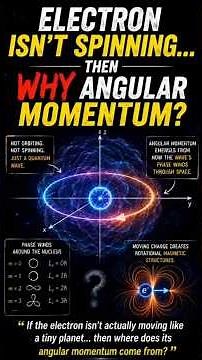 If Electrons Don’t Orbit, Where Does Angular Momentum Come From? | Electron Spin Explained #quantum