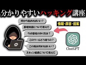 How to Learn Hacking Skills Using AI (ChatGPT)【Beginner's Guide to Hacking Prevention】#Kalilinux