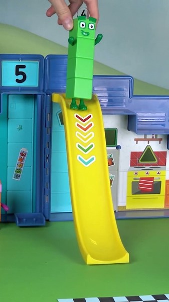 Súper Toboganes con número 3 y 4 | Aprende a Contar para Niños | Numberblocks #shorts