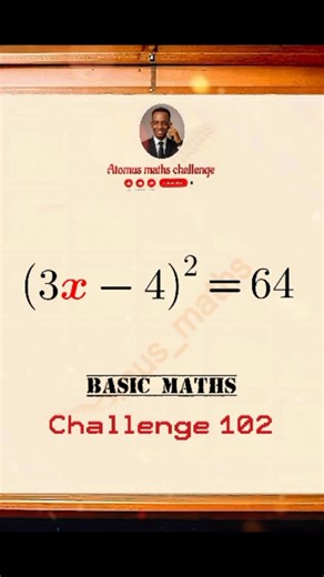 Atomus Math Challenge on Instagram: "Many will fail this challenge. 😳❌ Let's have your solutions in the comments. ✍️🔥 #fyp #viralmaths #brainteaser #mathsproblem #mathschallenge #mathequation #atomusmaths #basicmaths #mathreels #mathtest"