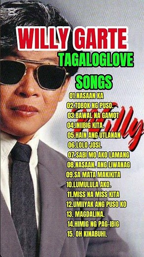 Willy Garte Songs Nonstop 2025 |Best Of Willy Garte | Filipino Music | Full Album 2025