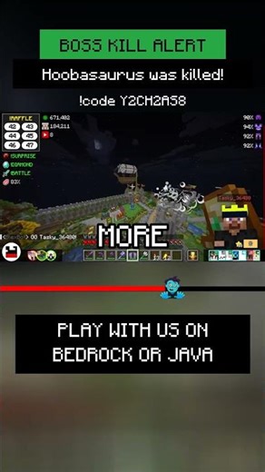 👑 Tasky_36480 killed The Hoobasaurus!