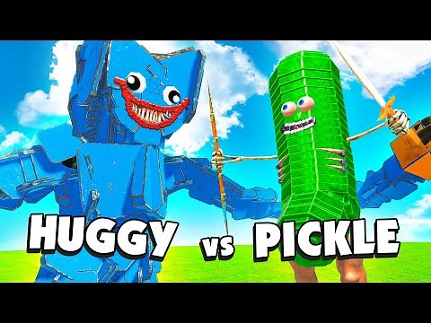 New HUGGY WUGGY Unit vs PICKLE RICK! - Animal Revolt Battle Simulator