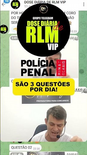 Dose diária de RLM - Exercícios diários com foco na PPMG