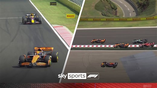Hungarian GP: Lando Norris and Max Verstappen HEATED radio messages after dramatic race start