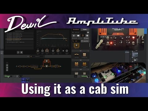 Using amplitube as a cab sim
