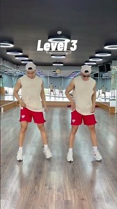 EASY DANCE In 4 LEVELS | #DanceFitnessWithAnLe #dance #dancefitness #dancechallenge #bestshuffle