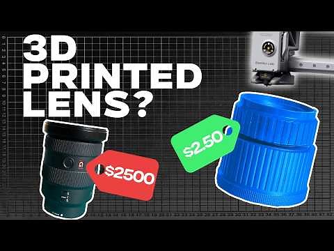 Can you 3D print a camera lens?