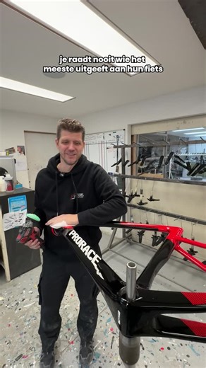 Prorace on Instagram: "De zondagrijders, die zien wij hier graag komen 😉 Wanneer rij jij vooral met je (nieuwe) fiets? #prorace #mlevel #vakmanschap #fietsen #detailwerk @m_level.custom.paint.factory"