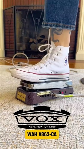 VOX Amplification US on Instagram: "Check out @liza_light_ ripping on the VOX V863-CA wah! This pedal blends iconic wah tone with dynamic auto-wah innovation, giving you expressive control over your tone!⁠"