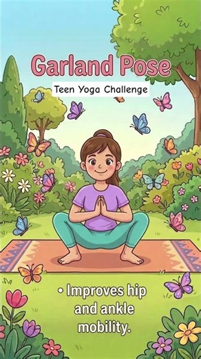 Teen Yoga Challenge #TeenYoga #YogaForTeens #HealthyHabits #TeenFitness #YogaChallenge