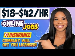 🤑 *NO EXPERIENCE!!* $18-$42/hr Insurance Online Work-From-Home Jobs! Become An Agent! APPLY ASAP!!